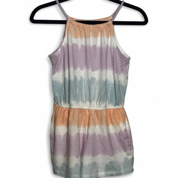 Bixby - Multicolor Tie-Dye Sleeveless Romper- Girls Small (6/7) - Picture 1 of 4